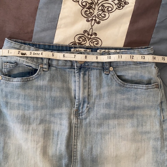 Indigo Rein mini denim skirt size 7 - Picture 6 of 9